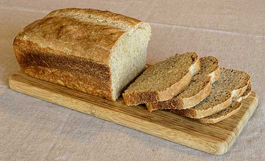 Photo: Loaf of simple sourdough